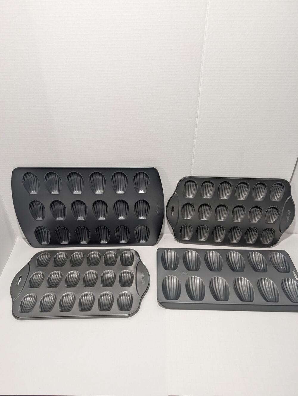 Madeleine Pan Lot of 4, Norpro Mini, Chicago Metallic, Wolfgang Puck